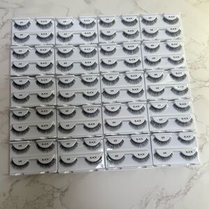 Lot of 20 pairs Black False Eyelashes